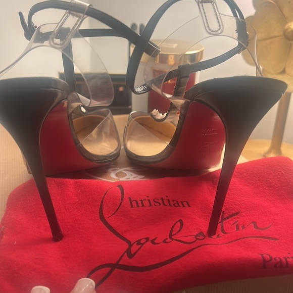 Christian Louboutin Nosy Spikes 100 KID/PVC - Picture 8 of 16